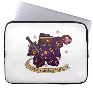 Warlock Dice Design Laptop Sleeve