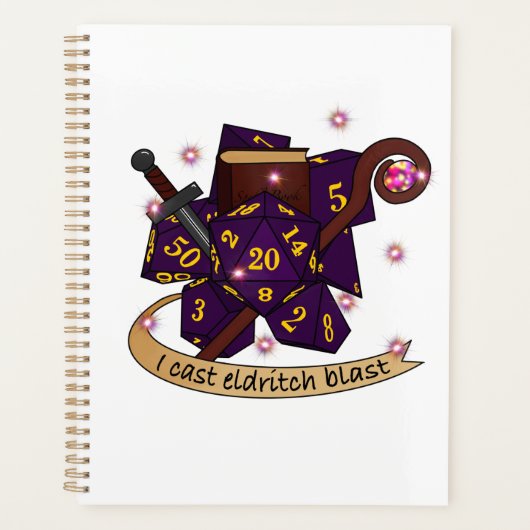 Warlock Dice Design Planner (Voorkant)