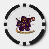 Warlock Dice Design Poker Chips (Voorkant)