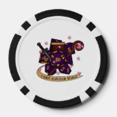Warlock Dice Design Poker Chips (Achterkant)
