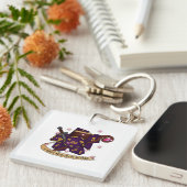 Warlock Dice Design Sleutelhanger (Voorkant Rechts)