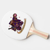 Warlock Dice Design Tafeltennisbatje (Zijkant)