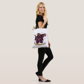 Warlock Dice Design Tote Bag (Op model)