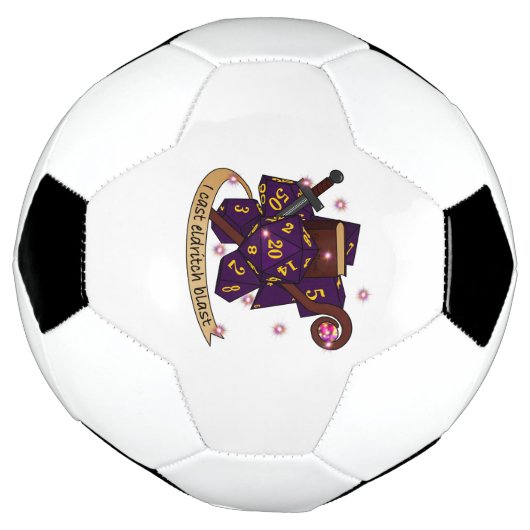 Warlock Dice Design Voetbal (Gedraaid)