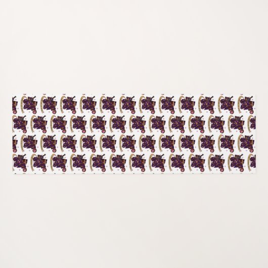 Warlock Dice Design Yogamat (Achterkant (horizontaal))