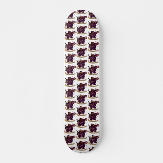 Warlock Dobbelsteen Ontwerp Persoonlijk Skateboard (Voorkant)