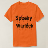 Warlock,Funny Halloween Shirt for Men,Spooky Scary (Design voorkant)