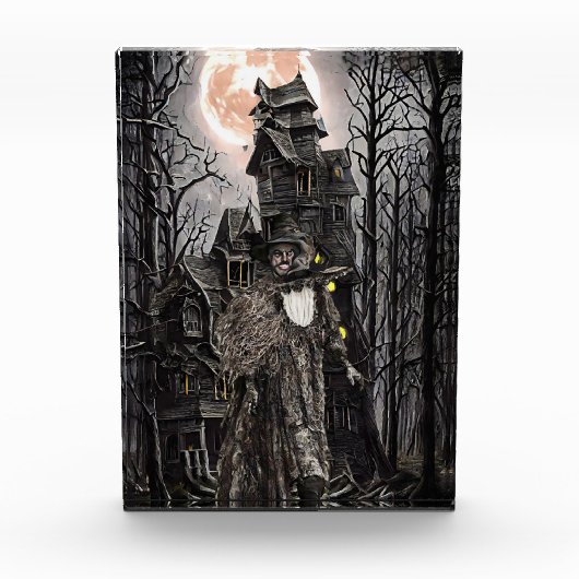 Warlock man witch haunted house fantasy dark art fotoblokken (Voorkant)