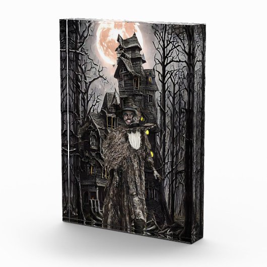 Warlock man witch haunted house fantasy dark art fotoblokken (Rechts)