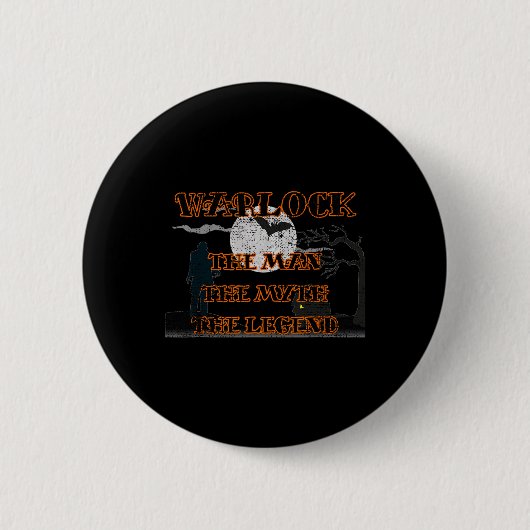 Warlock Ronde Button 5,7 Cm (Voorkant)