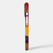 warm Abstract driehoekspatroon Case-Mate iPhone Case (Achterkant / Links)