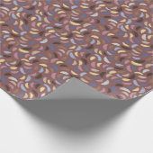 Warm Abstract penseelstreek inpakpapier (Hoek)