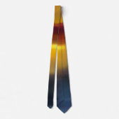 Warm Abstract Waterverf Art Artsy Eenvoudig schoon Stropdas (Achterkant)