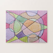 Warm Abstraction Legpuzzel (Horizontaal)