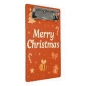 Warm Aesthetic Christmas Art – Cute Festive Icons  Mini Klembord (Schuin)