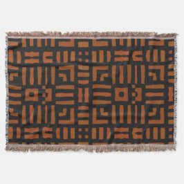 Warm African Tribal Design Deken