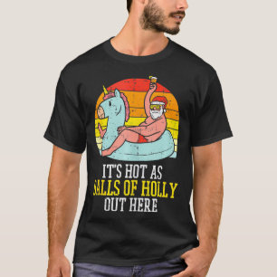 Warm als broodjes voor Holly Santa Summer Kerstmis T-shirt