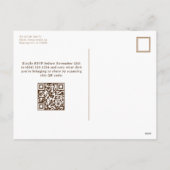 Warm Americana Harvest Thanksgiving Feestdagenkaart (Achterkant)