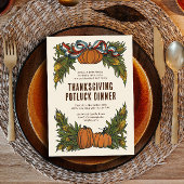 Warm Americana Harvest Thanksgiving Kaart