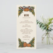 Warm Americana Harvest Thanksgiving Menu (Staand voorkant)