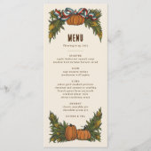 Warm Americana Harvest Thanksgiving Menu (Voorkant)
