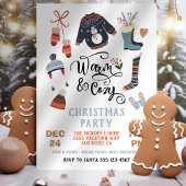 Warm and Cozy Winter Party Christmas Clothes Kaart