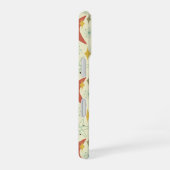 Warm Atomic Boomerang Diamond Mid Mod Pattern iPhone 16 Hoesje (Rechterkant)