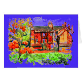 Warm Autumn Day in Newtown, Powys, Wales