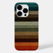 Warm Autumn Striped Pattern, Earth Tones Case-Mate iPhone Case (Achterkant)