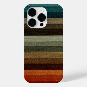  Warm Autumn Striped Pattern, Earth Tones Case-Mate iPhone Case