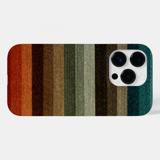  Warm Autumn Striped Pattern, Earth Tones Case-Mate iPhone Case (Achterkant (horizontaal))