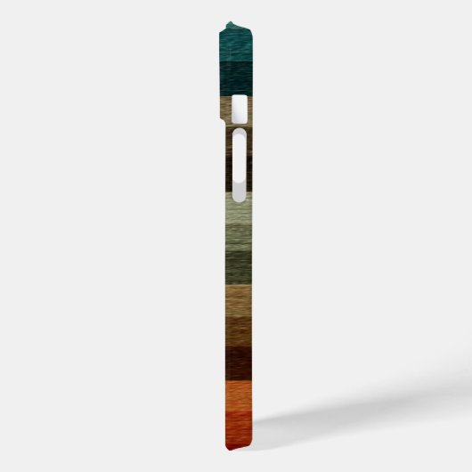  Warm Autumn Striped Pattern, Earth Tones Case-Mate iPhone Case (Achterkant / Links)