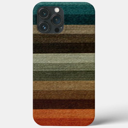  Warm Autumn Striped Pattern, Earth Tones Case-Mate iPhone Case (Achterkant)