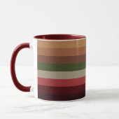 Warm Autumn Stripes Coffee Mok (Links)