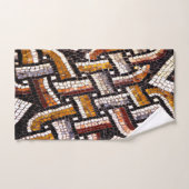 Warm Autumn Toned Roman Tegel Mosaic Bad Handdoek (Handdoek)