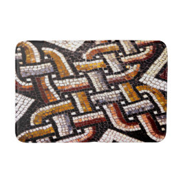 Warm Autumn Toned Roman Tegel Mosaic Badmat