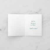 Warm Baby shower regenboog Hartelijk dank Bedankkaart (Binnen)