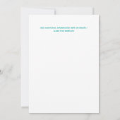 Warm ballon vlaggen eerste verjaardag meisje kaart (Achterkant)