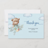 Warm ballonjongetje teddy beer rustig bedankt (Voorkant)