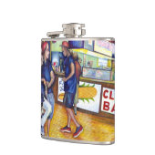 Warm Beer, koude Mannen en ik ben Hot Heupfles (Links)