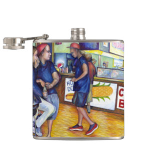 Warm Beer, koude Mannen en ik ben Hot Heupfles