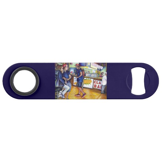 Warm Beer, koude Mannen en ik ben Hot Speed Flessenopener (Achterkant Horizontaal)