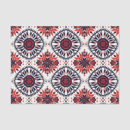 Warm Beige "Cosmic Interlock" Artistic Tissue Pape Tissuepapier (Voorkant)