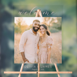 Warm Beige Elegante Foto Acryl Bord