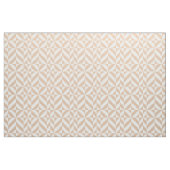 Warm Beige Geometric Deco Cube Patroon Stof (Fat Quarter)