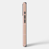 Warm Beige Rasterpatroon Minimalistisch Zachte Sch Case-Mate iPhone Case (Achterkant / Links)