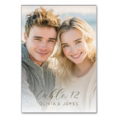 Warm Beige Romantic Photo Kaart (Voorkant)