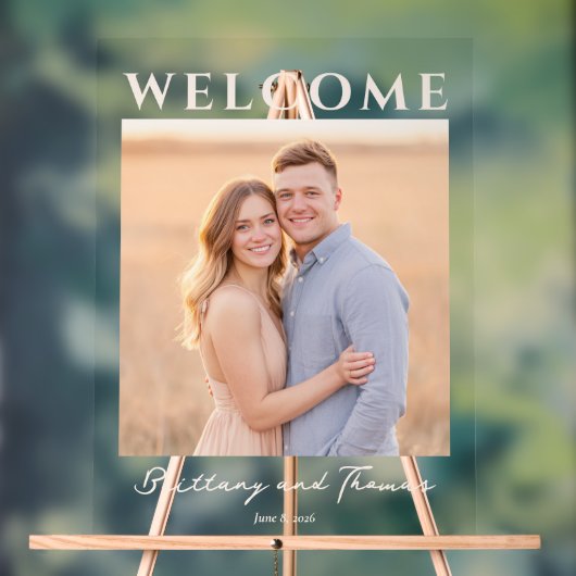 Warm Beige Romantische Foto Acryl Bord (Neutraal)