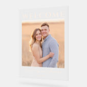 Warm Beige Romantische Foto Acryl Bord (Hoek)
