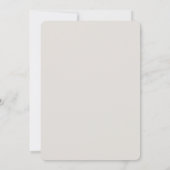 Warm Beige Rustieke Foto Save The Date (Achterkant)